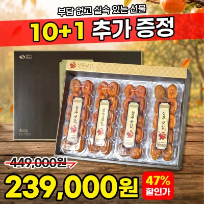 [10+1] 자연 바람으로 건조한 상주 곶감 선물세트