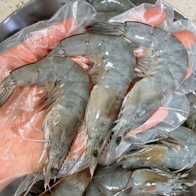 [특가+무료배송] 싱싱함이 살아있는 25년 (활)흰다리 새우 1kg (30미 내외)