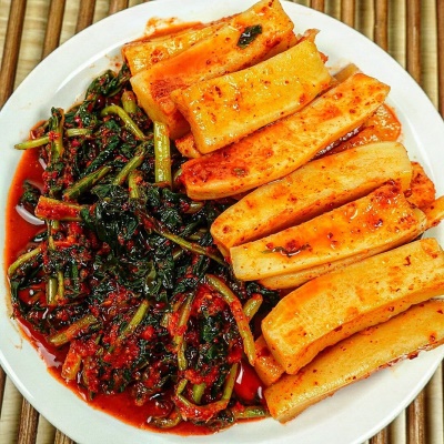 맛 좋은 전라도식 초롱무 알타리 총각김치