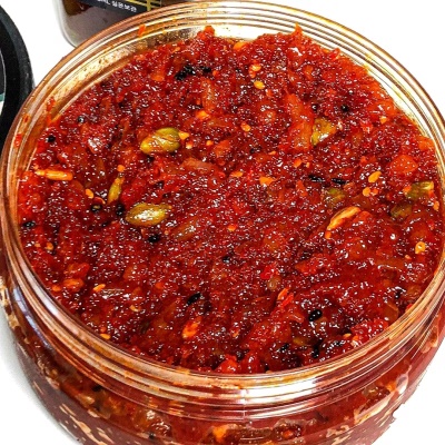 밥에 비벼먹는 밥도둑 씨앗 비빔 젓갈 