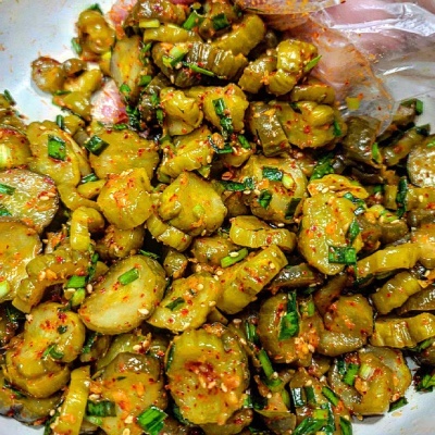 양주 오이 농부가 맛깔나게 직접 담은 통오이지