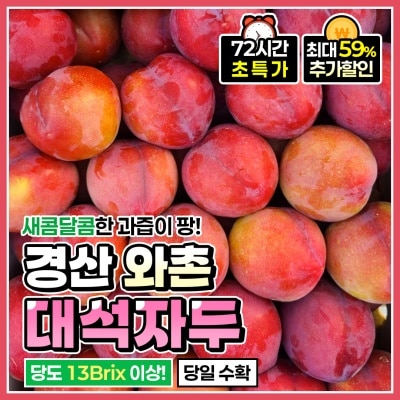 새콤달콤한 맛이 진한 경산 와촌 대석자두