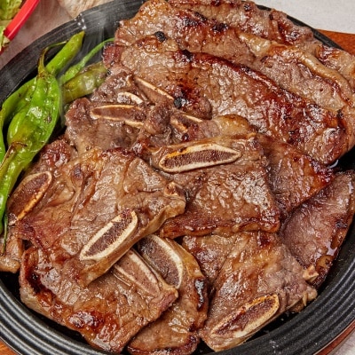 부드러운 수제 양념 갈비 초이스 등급 LA갈비 1kg