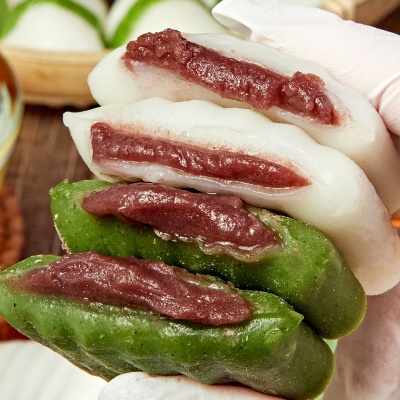 꿀떡 바람떡 백미/쑥 앙금 절편 1kg 대용량  가성비 떡 4종 - 무료배송