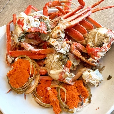 [특가할인] 정식통관! 북해도 정품 활 빵게 알게 1kg