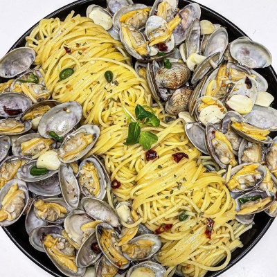 푸짐한 구성 가리비+하프셀+바지락 조개류 3종 모음 - 파스타면/바지락 증정!