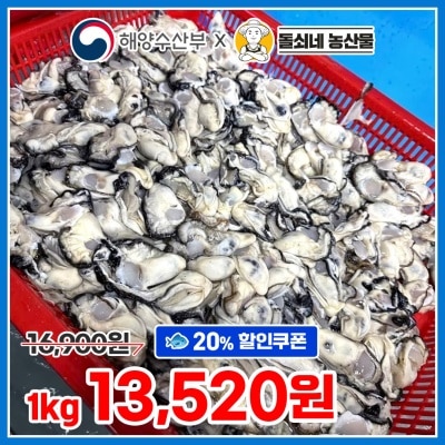 [특가할인] 싱싱한 제철 통영 생굴 1kg