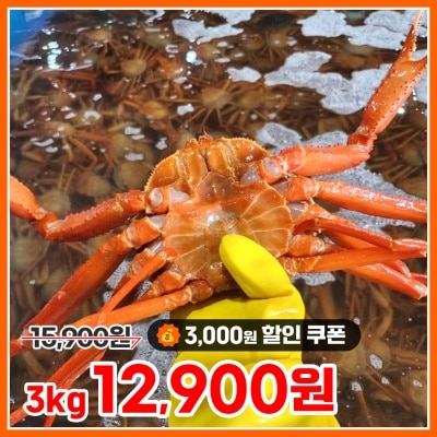 선주 직거래 초신선 정품 독도 자숙 홍게 3kg