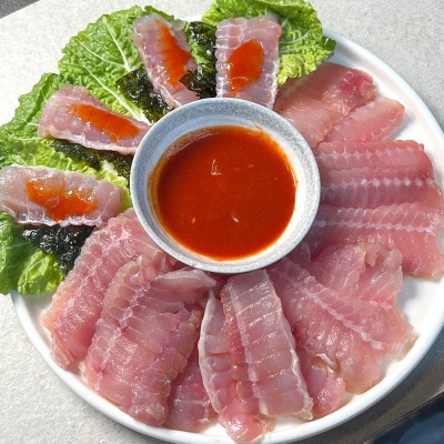 [특가할인] 톡 쏘는 맛이 일품인 저온숙성 국산 참홍어