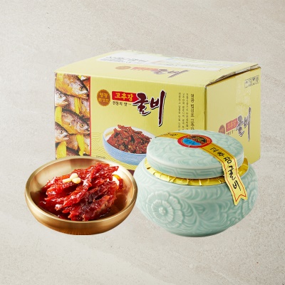 도자기 포장 명품 고추장 굴비 500g 선물세트