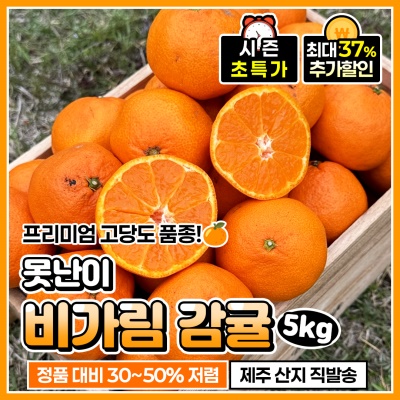 고당도 프리미엄 품종 못난이 비가림 감귤 5kg 10kg