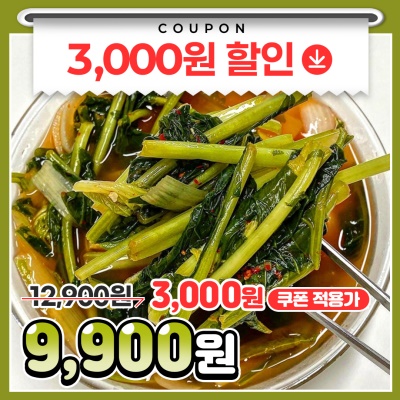 시원하고 아삭한 식감 제철 열무 물김치 5kg