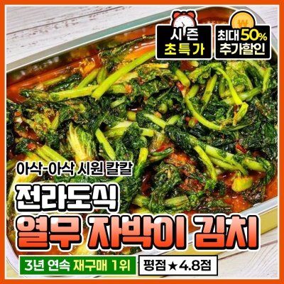 자박-자박 아삭 시원한 전라도식 열무 자박이 김치