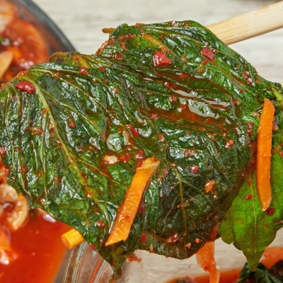 [특가할인] 전라도식 특제 양념! 여린 햇 깻잎순 김치 1kg 2kg