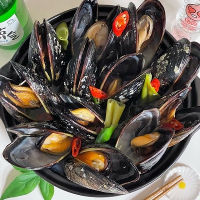 해녀가 직접 채취한 자연산 섭 홍합 특대사이즈 1kg