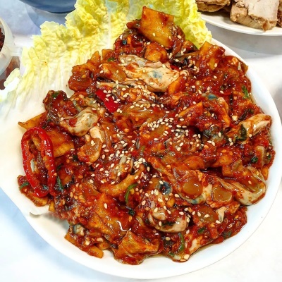 바다향 가득한 통영 생굴무침 