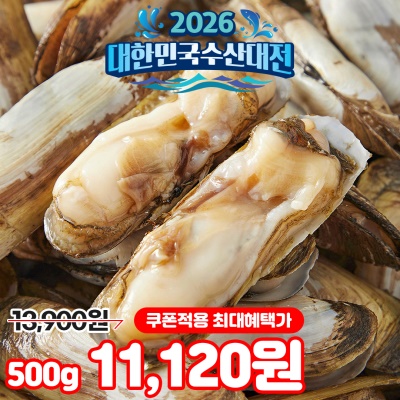순천만 자연산 맛이 좋아 가리맛조개 500g (25미 내외)