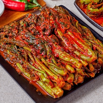 맛깔나게 담근 여수 돌산 생 갓김치 1kg