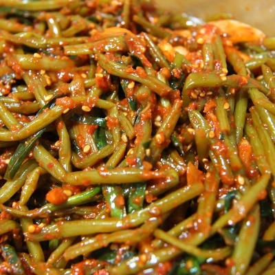 아삭아삭 부드러운 별미 국내산 고구마줄기 김치 1kg