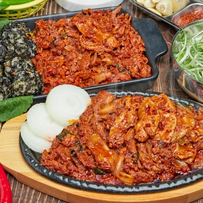 야식 강추! 술안주 강추! 불향 가득 곱창 볶음 오돌뼈 볶음 2종