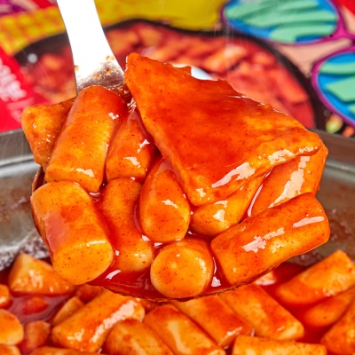 ★1팩 추가증정★ 매콤 달달 쫄깃한 밀떡이 들어간 국물 떡볶이