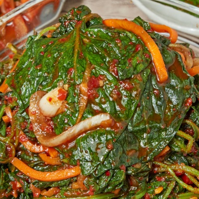 전라도식 특제 양념! 여린 햇 깻잎순 김치 1kg 2kg
