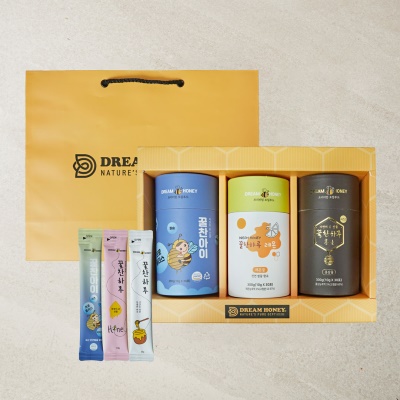 [명절 전 도착!] 천연 벌꿀 3종 혼합 명절 선물세트