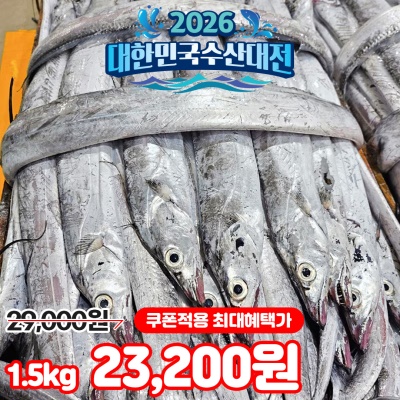 목포 산지직송! 싱싱한 국내산 생물 토막 먹갈치 1.5kg (9~10미 내외)