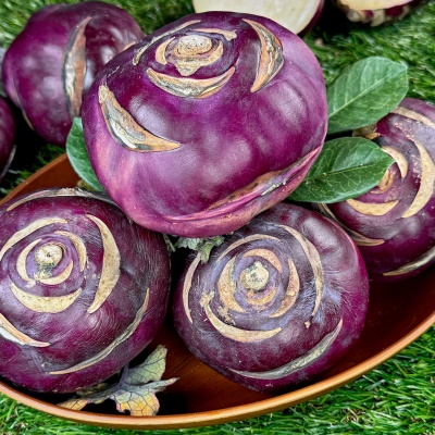 제주에서 자란 당도 높은 제주 못난이 콜라비 