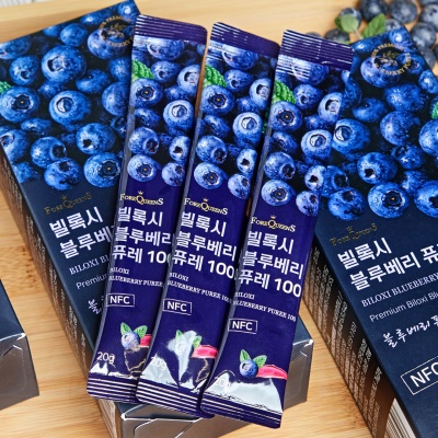 과일 그대로 갈아만든 블루베리 퓨레 스틱