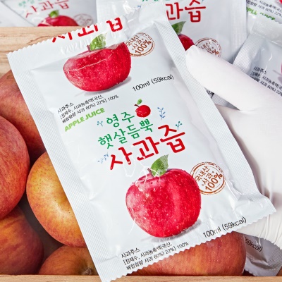 [특가할인] 국내산 사과즙 50포/100포 대용량 찬스!
