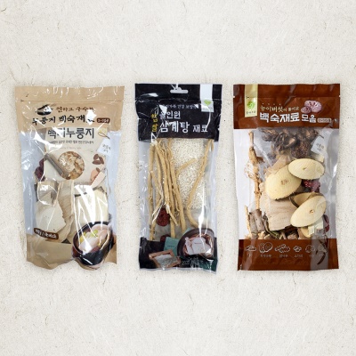 삼계탕 이제 이거 하나로 끝내자 삼계탕 재료 3종