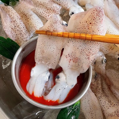 횟감/찜 가능! 자연산 제철 생물 호래기 500g