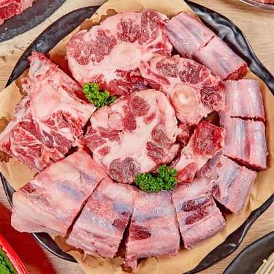 100% 육가공 도매 한우 소꼬리 알꼬리 한벌 7kg (탕용)