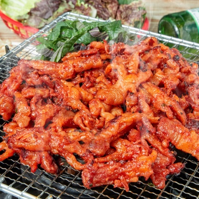 중독성 강한 숯불 무뼈 불닭발 200g (매운맛/순한맛)