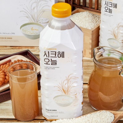 ★무료배송★ 국산 쌀알 가득 맛 좋은 수제 옛날 식혜 1Box(1.8L*2개)