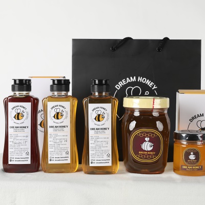 100% 국내산 천성산 순수 천연 벌꿀 + 선물세트