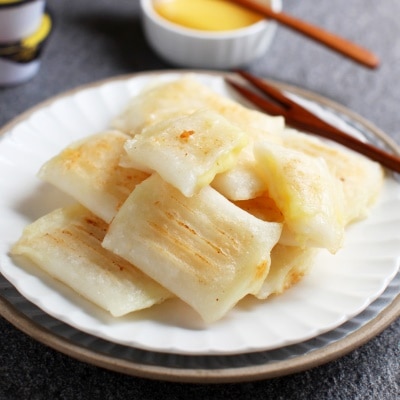 모짜렐라 치즈가 들어간 쫀득쫀득 구워먹는 치즈절편