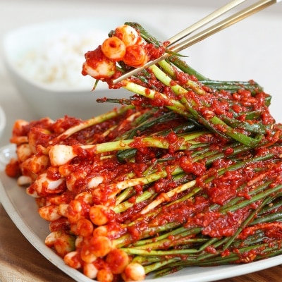 알싸하고 칼칼한 햇 쪽파 파김치 1kg