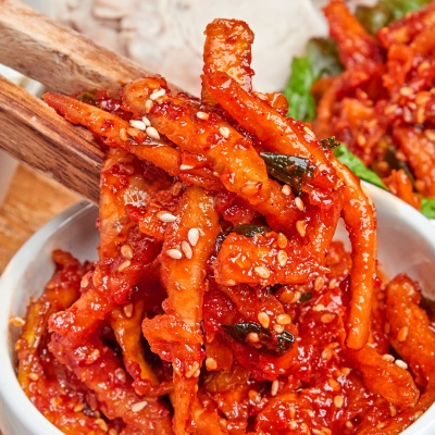 아삭아삭 매콤-달큰한 전라도식 파무말랭이