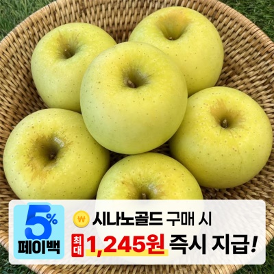 [페이백] GAP인증 청송 황금사과 시나노골드