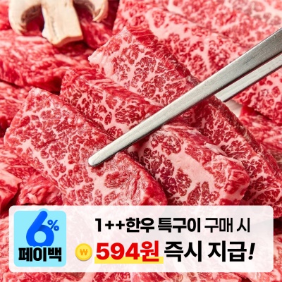 1++ 투쁠 한우 특품특구이 모둠 구이