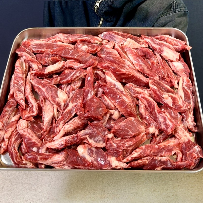 [특가할인] 블랙 라벨 브랜드 대용량 소 갈비살 늑간살 1kg (5~6인분)