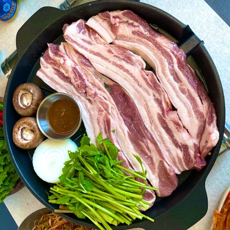 [특가할인] 제주 흑돼지 오겹살 앞다리 뼈삼겹살