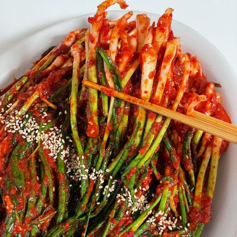 [특가할인] 국내산 재료로 갓 담근 여수 쪽파 파김치