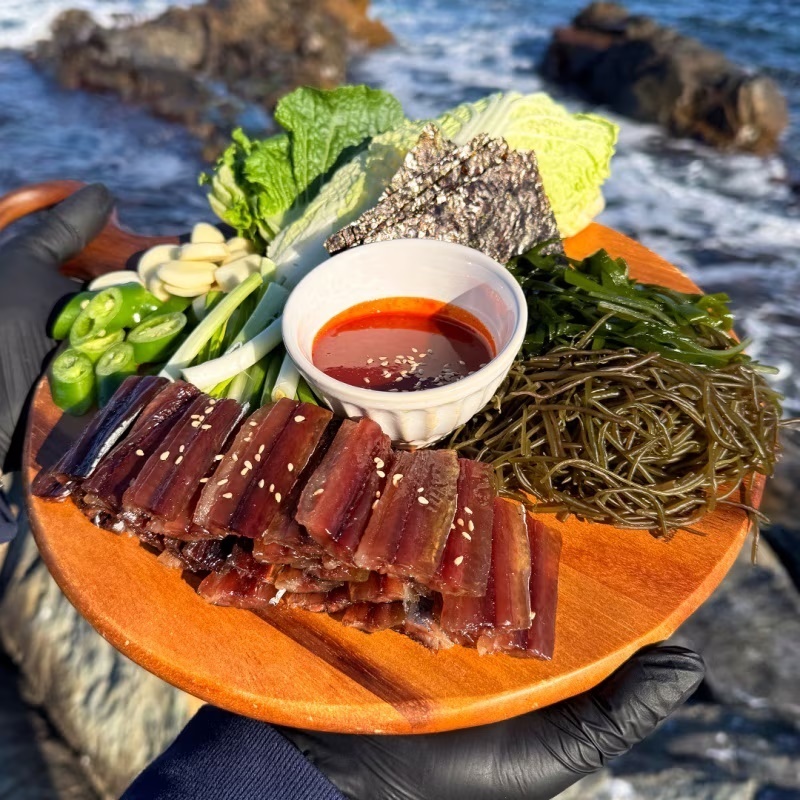 [사전예약+증정] 포항 구룡포 햇 과메기 꽁치 청어 야채세트
